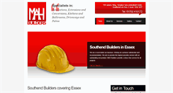 Desktop Screenshot of mah-builders.co.uk
